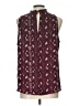 Allison Joy Burgundy Sleeveless Blouse Size L - photo 2