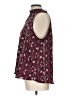Allison Joy Burgundy Sleeveless Blouse Size L - photo 5