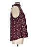 Allison Joy Burgundy Sleeveless Blouse Size L - photo 4