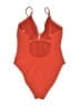 Robin Piccone Solid Red One Piece Swimsuit Size 10 - photo 2