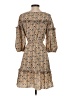 Max Studio Print Tan Casual Dress Size XS - photo 2