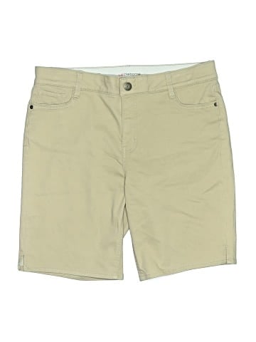 Liz Claiborne Khaki Shorts (view 1)
