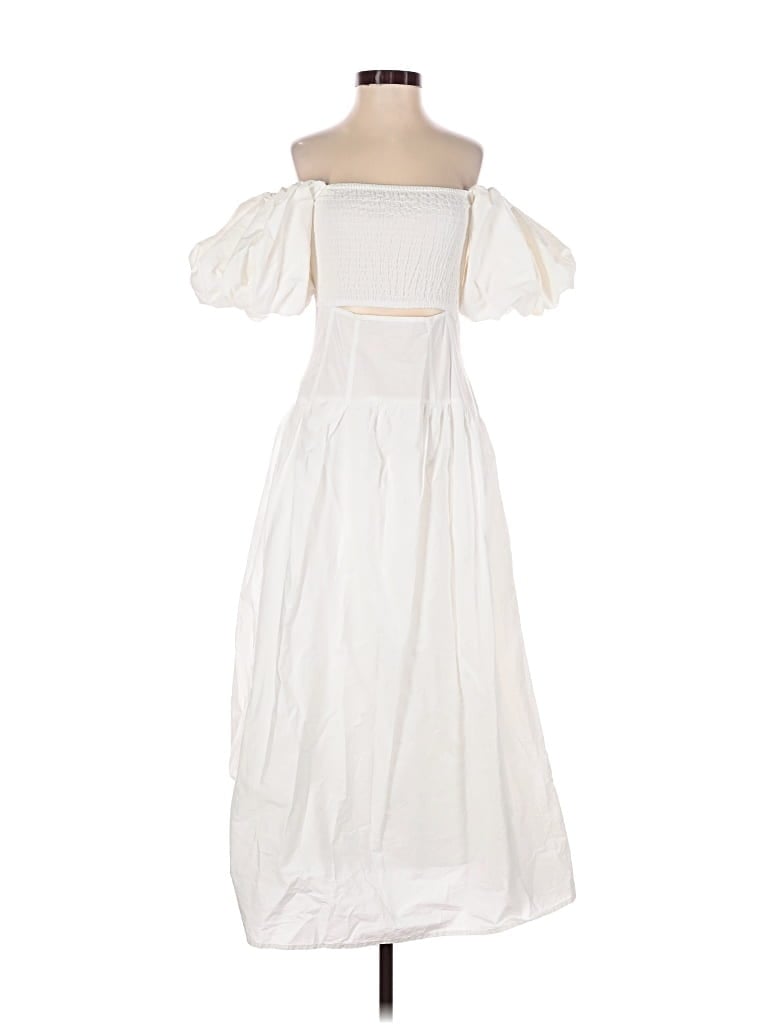 Moon River Casual Dress In White