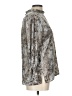 Veronica M. 100% Polyester Metallic Gray 3/4 Sleeve Blouse Size L - photo 4