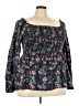 Cato Blue Long Sleeve Blouse Size 26 - 28 - photo 1