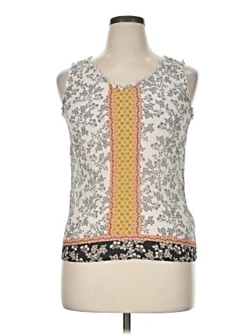 Garnet Hill Sleeveless Silk Top (view 1)