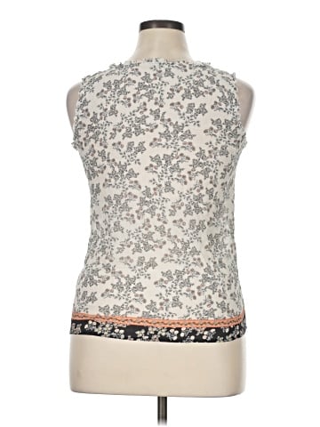 Garnet Hill Sleeveless Silk Top (view 2)