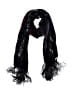 Unbranded 100% Silk Black Silk Scarf One size - photo 1