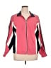Unbranded 100% Polyester Color Block Pink Track Jacket Size XL - photo 1
