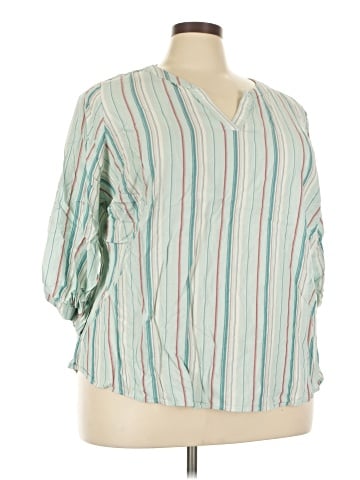 Cj Banks 3/4 Sleeve Blouse (view 1)