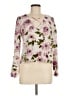 Forever 21 Floral Ivory Long Sleeve Blouse Size M - photo 1