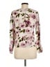 Forever 21 Floral Ivory Long Sleeve Blouse Size M - photo 2