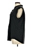 Cocomo Polka Dots Black Sleeveless Button-Down Shirt Size L (estimated) - photo 5