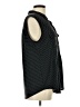 Cocomo Polka Dots Black Sleeveless Button-Down Shirt Size L (estimated) - photo 4