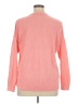J.Crew Factory Store Color Block Pink Pullover Sweater Size XL - photo 2