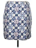Talbots Print Blue Casual Skirt Size 16 Petite - photo 2