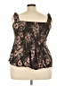 Torrid Brown Sleeveless Blouse Size 2X Plus (2) - photo 2