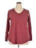 Torrid Burgundy Long Sleeve T-Shirt Size 2X Plus (2) - photo 1