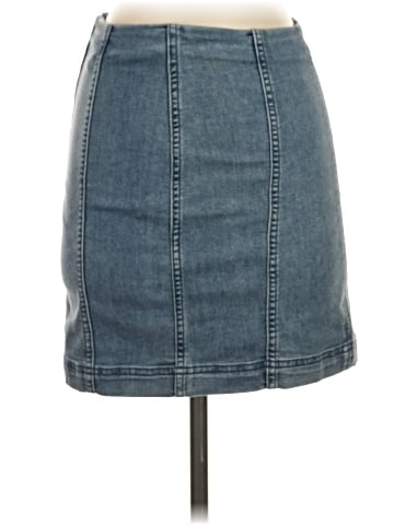 Free People Denim Skirt (view 1)