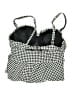 Torrid Checkered-gingham Ivory Black Swimsuit Top Size 2X Plus (2) - photo 2