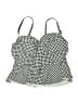 Torrid Checkered-gingham Ivory Black Swimsuit Top Size 2X Plus (2) - photo 1