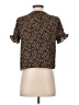 Sienna Sky 100% Polyester Black Short Sleeve Blouse Size XS - photo 2