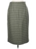 Rena Rowan Houndstooth Gray Formal Skirt Size 8 - photo 1