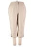 Ruby Rd. Solid Tan Linen Pants Size 18 - photo 1