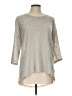 Maison Jules Silver Pullover Sweater Size L - photo 1