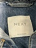Next 100% Cotton Blue Denim Jacket Size 12 - photo 3