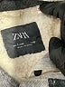 Zara Plaid Gray Coat Size 2 - photo 3