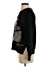 Johnny Was 100% Cotton Graphic Black Pullover Sweater Size XS - photo 5