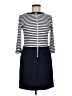 Sandra Darren Stripes Blue Casual Dress Size 8 (petite) - photo 1