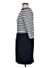 Sandra Darren Stripes Blue Casual Dress Size 8 (petite) - photo 5