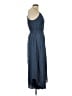 Final Touch Solid Blue Gray Casual Dress Size L - photo 4