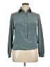 St. John Solid Teal Long Sleeve Blouse Size 14 - photo 1