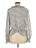 Ted Baker London 100% Polyester Silver Long Sleeve Blouse Size 8 (3) - photo 2
