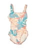 Cat & Jack Tropical Ivory One Piece Swimsuit Size 4 - 5 - photo 1
