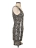 Aqua Animal Print Silver Cocktail Dress Size XS - photo 4