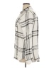 Tinsel 100% Rayon Plaid Ivory Long Sleeve Blouse Size XL - photo 5