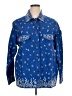 Quacker Factory 100% Cotton Blue Jacket Size 1X - photo 1