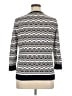 Talbots Outlet 100% Cotton Chevron-herringbone Ivory Cardigan Size XL - photo 2