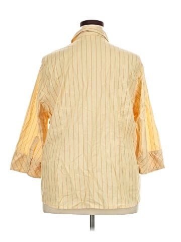 Riders by Lee 3/4 Sleeve Button-Down Shirt (view 2)