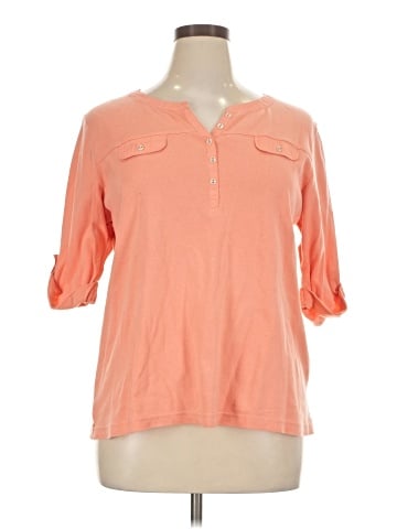 Croft & Barrow 3/4 Sleeve T-Shirt (view 1)