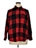 Old Navy Plaid Red Long Sleeve Button-Down Shirt Size XL - photo 1