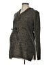 Derek Heart 100% Acrylic Brown Cardigan Size Lg Maternity - photo 1