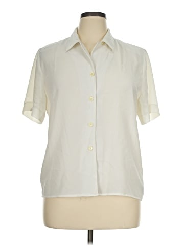Leslie Fay Short Sleeve Blouse (view 1)