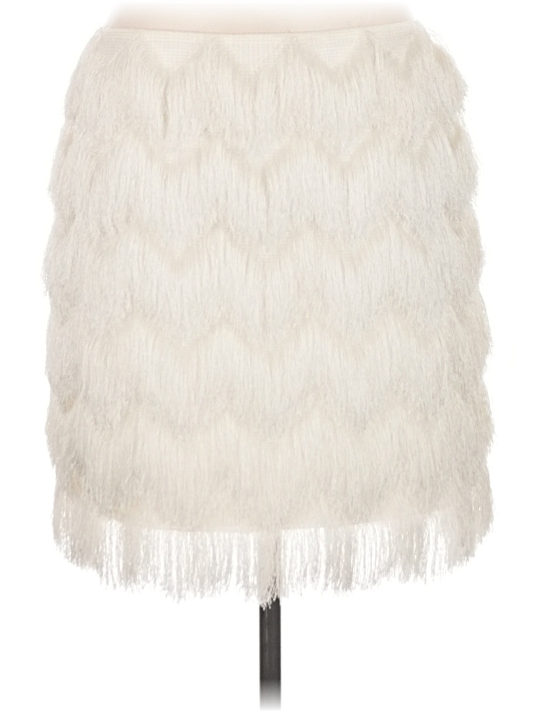 Pre-owned Assorted Brands Formal Skirt In Ivory