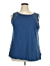 Chaps Blue Sleeveless Top Size 3X - photo 1
