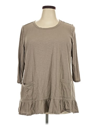 LOGO by Lori Goldstein Casual Dress (view 1)